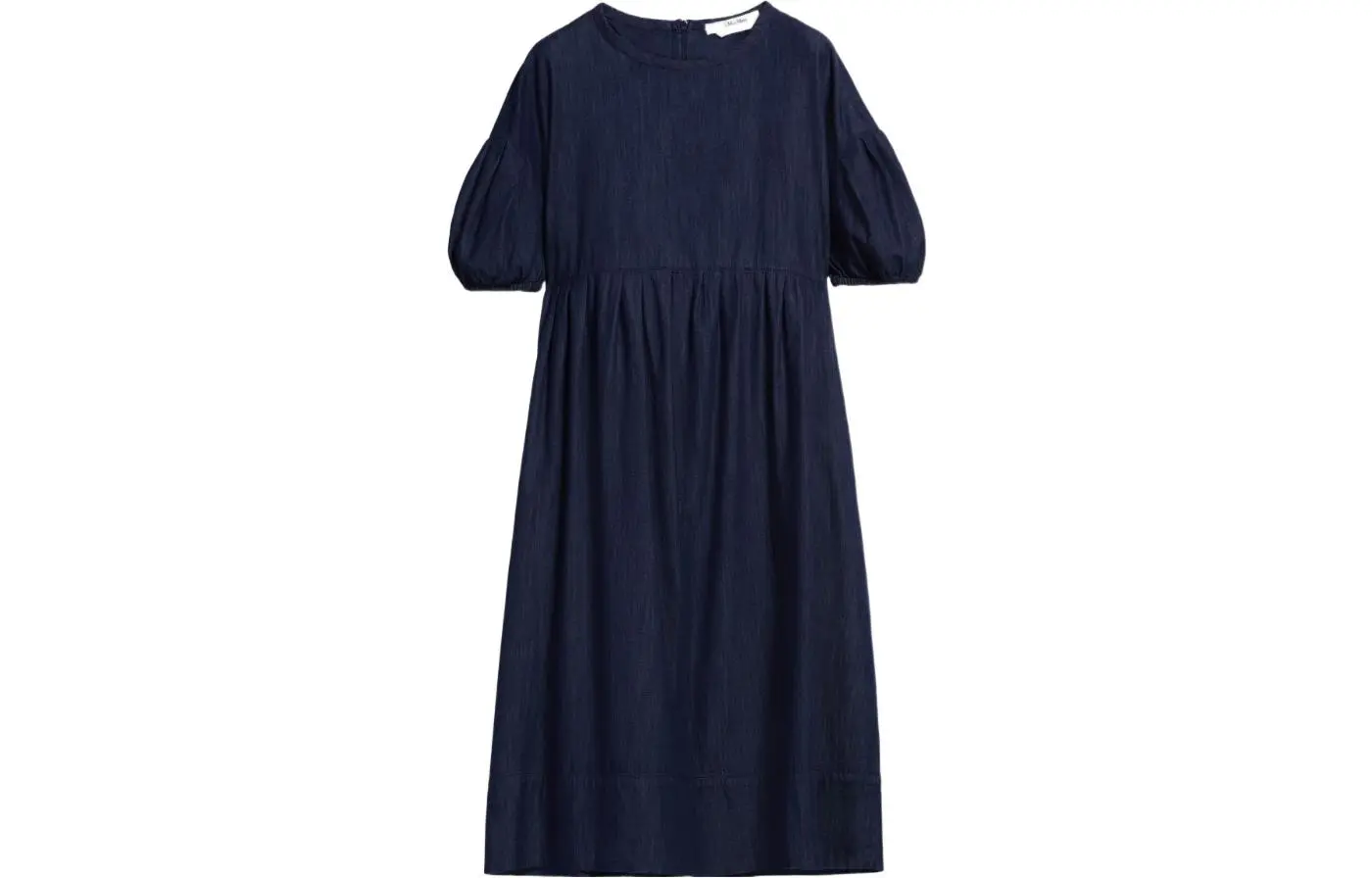 'S MAX MARA Женское платье с коротким рукавом темно-синего цвета
'S MAX MARA Женское платье с коротким рукавом темно-синего цвета