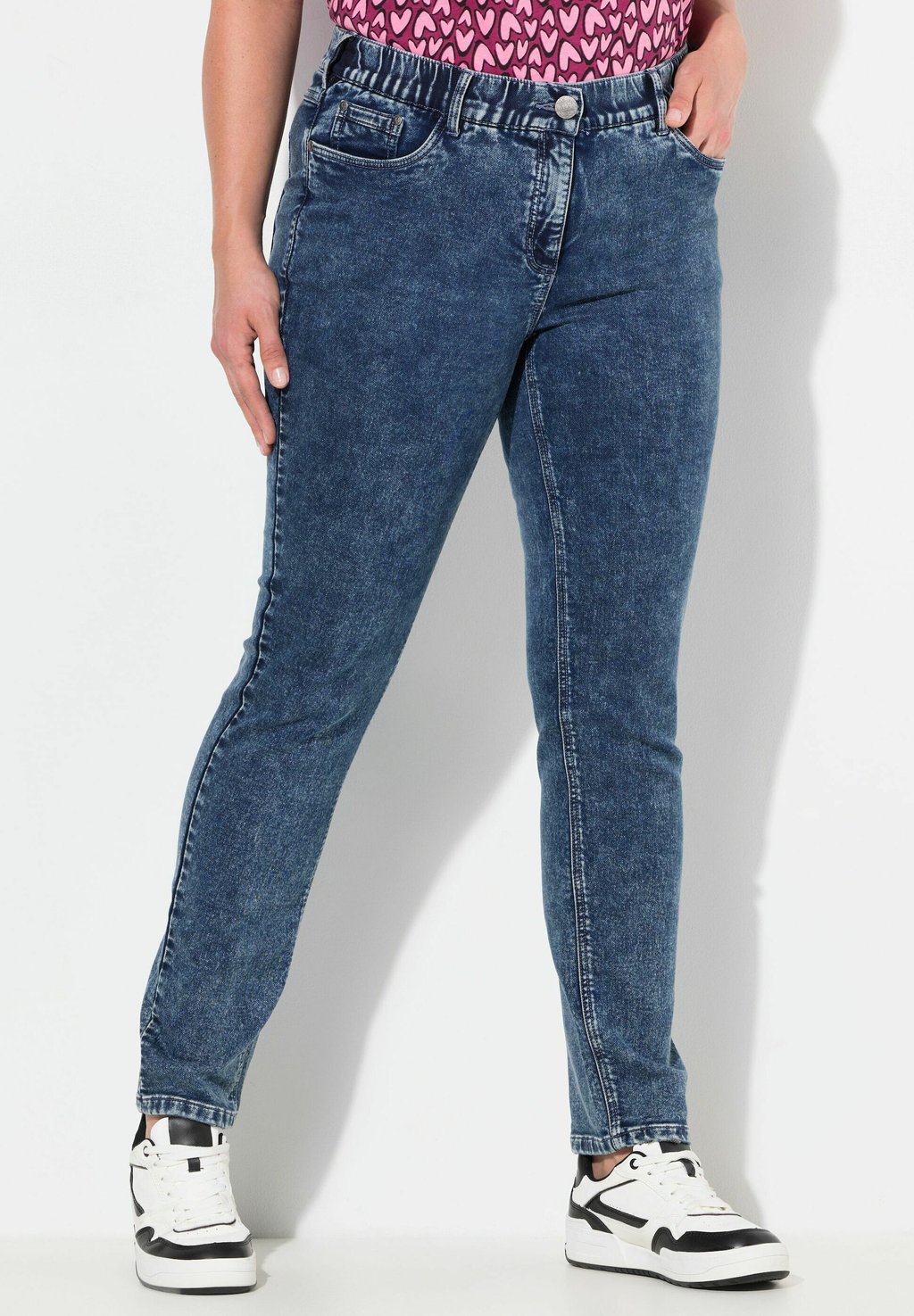 Джинсы облегающего кроя Ulla Popken, темно-синий
Джинсы облегающего кроя Ulla Popken, темно-синий