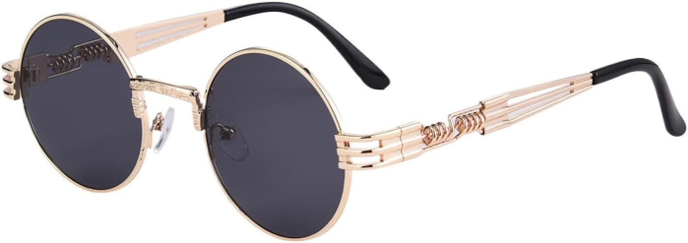 Солнцезащитные очки с защитой от УФ-излучения UV400 | Овальная большая оправа, круглая градиентная линза | Для женщин и мужчин, для занятий спортом на открытом воздухе и вождения DSVIGF, Gold Black
Солнцезащитные очки с защитой от УФ-излучения UV400 | Овальная большая оправа, круглая градиентная линза | Для женщин и мужчин, для занятий спортом на открытом воздухе и вождения DSVIGF, Gold Black