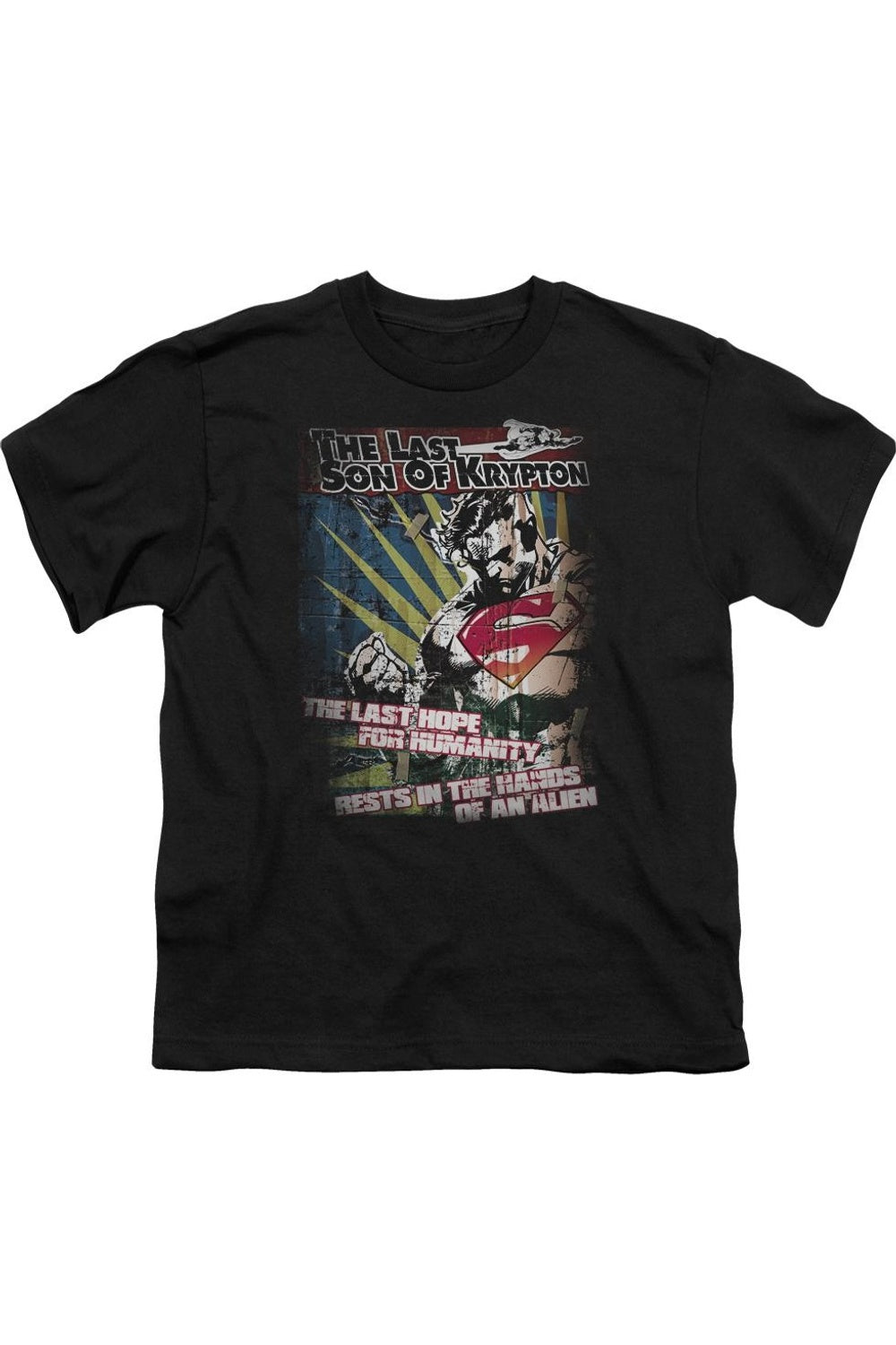 Футболка с коротким рукавом для детей "Superman: Последняя надежда" Gildan, черный
Футболка с коротким рукавом для детей "Superman: Последняя надежда" Gildan, черный