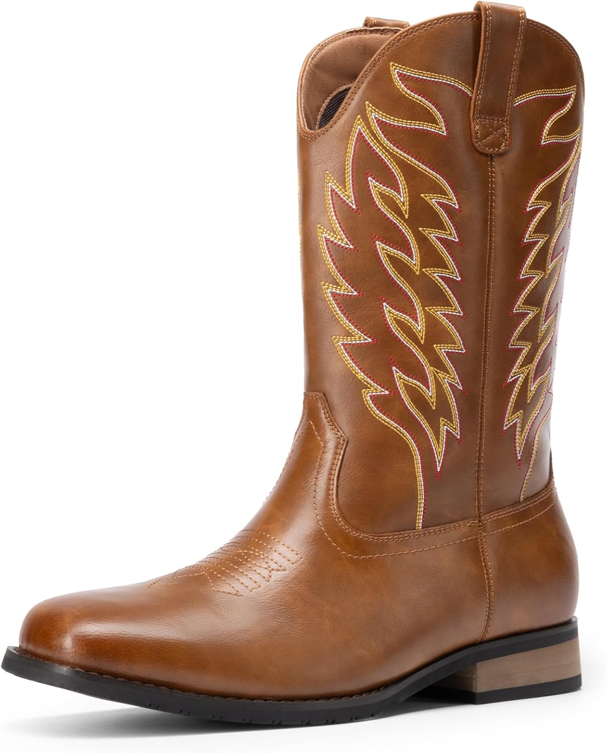 Мужские ковбойские сапоги Bruno Marc, удобные слипоны в западном стиле с элегантной вышивкой, прочные короткие ретро-сапоги с квадратным носком, коричневый
Мужские ковбойские сапоги Bruno Marc, удобные слипоны в западном стиле с элегантной вышивкой, прочные короткие ретро-сапоги с квадратным носком, коричневый