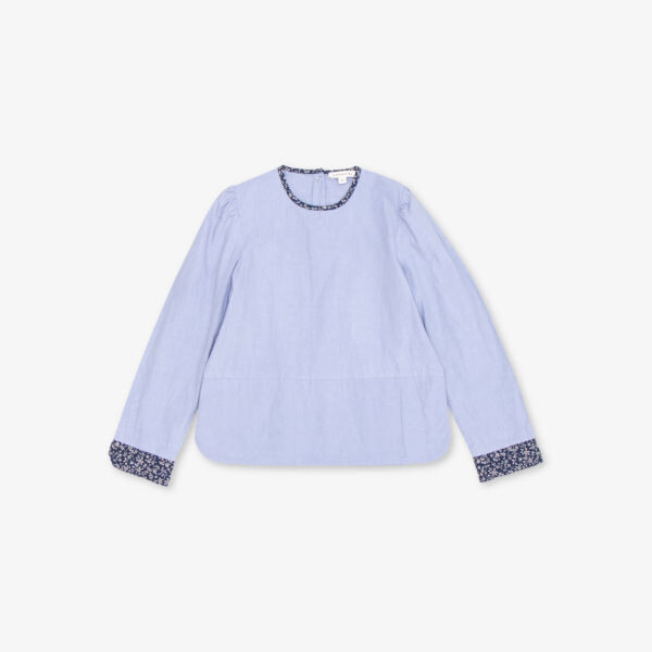 Хлопковая блузка Osprey с длинными рукавами и цветочной отделкой, 3–12 лет Caramel, синий
Хлопковая блузка Osprey с длинными рукавами и цветочной отделкой, 3–12 лет Caramel, синий