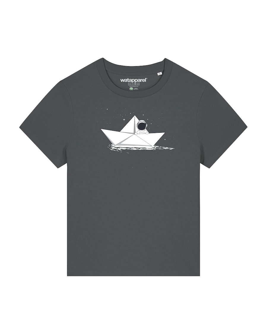 Рубашка Watapparel Astronaut in paper boat, антрацит
Рубашка Watapparel Astronaut in paper boat, антрацит