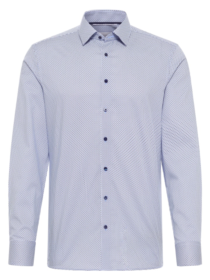 Eterna Приталенная рубашка небесно-голубого цвета
Eterna Приталенная рубашка небесно-голубого цвета