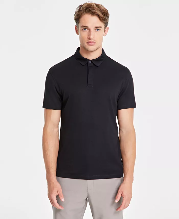 Мужская поло AlfaTech Stretch Solid Alfani, черный 
Мужская поло AlfaTech Stretch Solid Alfani, черный