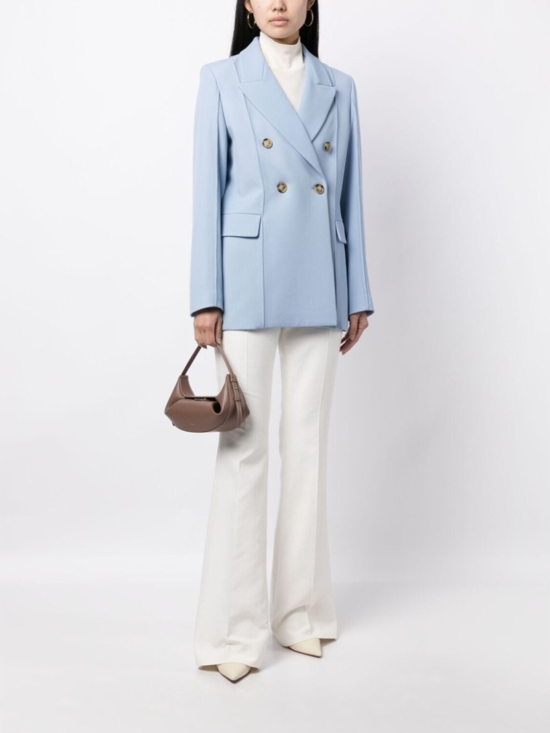 Расклешенные брюки с завышенной талией Akris, белый
Расклешенные брюки с завышенной талией Akris, белый