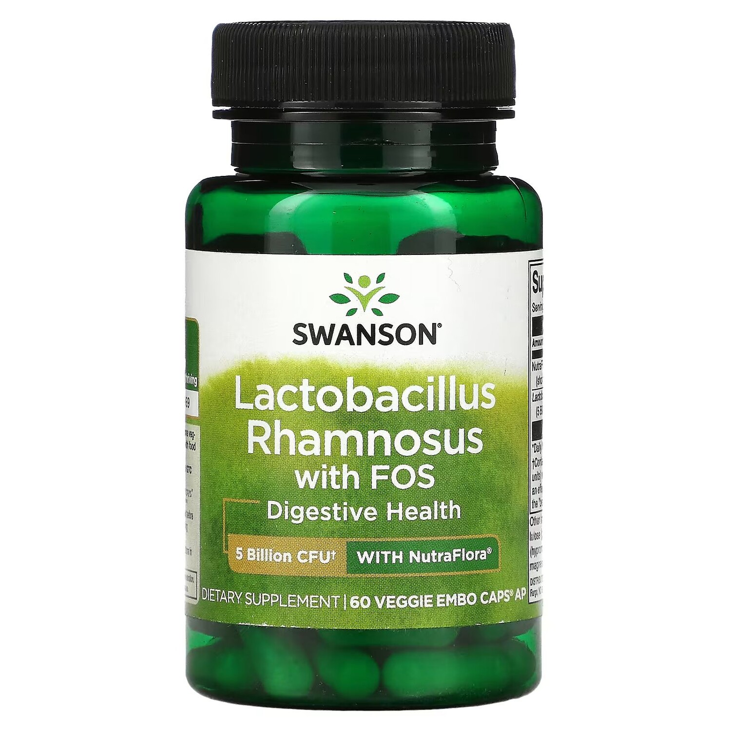 Lactobacillus Rhamnosus с ФОС, 5 миллиардов КОЕ, 60 растительных капсул Эмбо Swanson
Lactobacillus Rhamnosus с ФОС, 5 миллиардов КОЕ, 60 растительных капсул Эмбо Swanson
