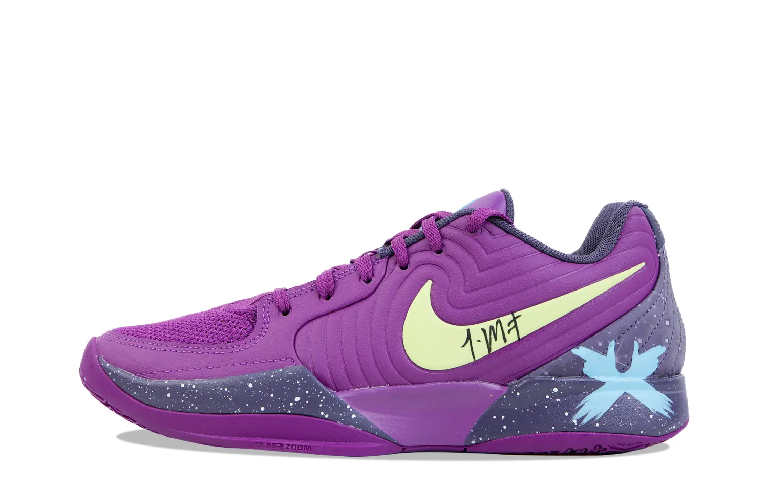 Nike Мужские баскетбольные кроссовки Ja 2 Slip Resistant Abrasion Resistant Low top Purple Yellow
Nike Мужские баскетбольные кроссовки Ja 2 Slip Resistant Abrasion Resistant Low top Purple Yellow