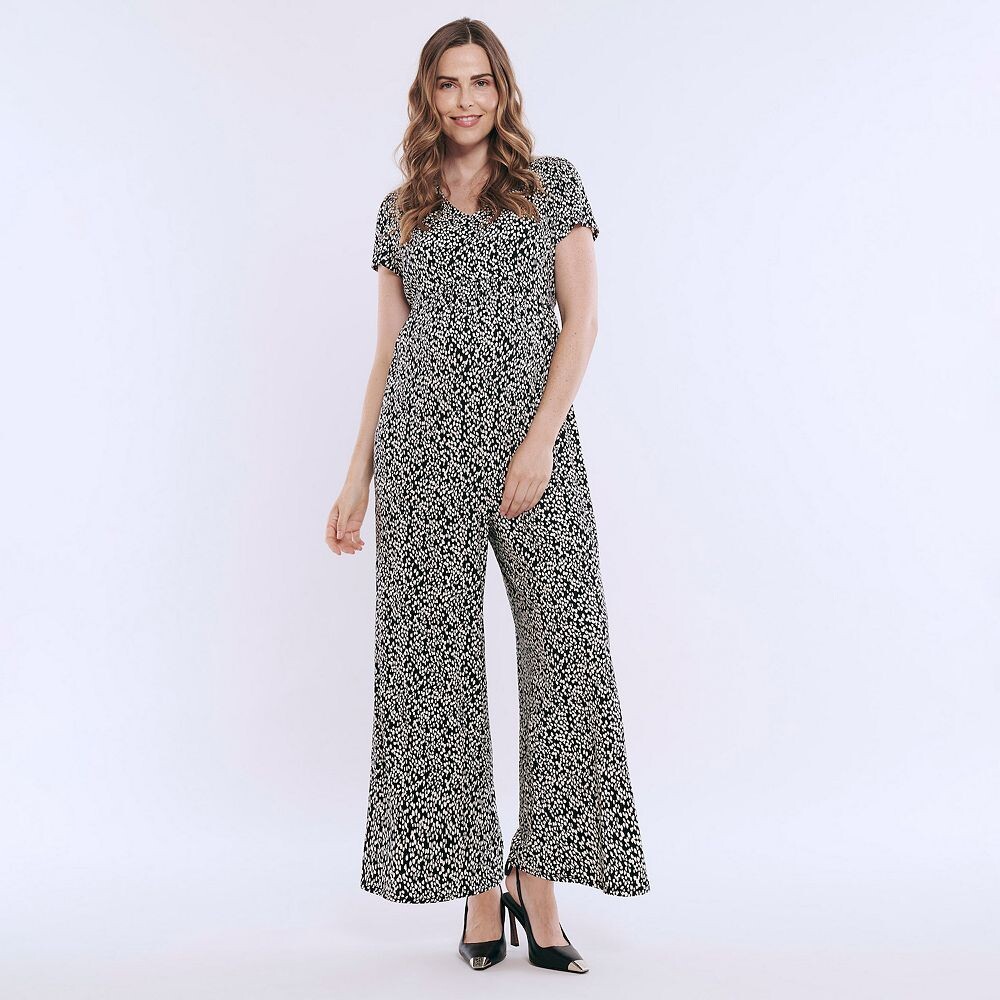 Комбинезон для беременных Motherhood с V-образным вырезом, цвет Black White Animal
Комбинезон для беременных Motherhood с V-образным вырезом, цвет Black White Animal