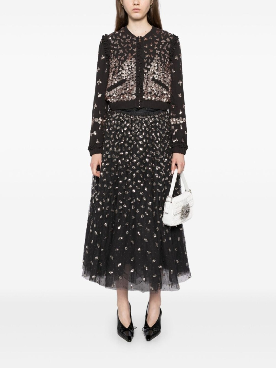 Needle & Thread бомбер Fern, серый
Needle & Thread бомбер Fern, серый