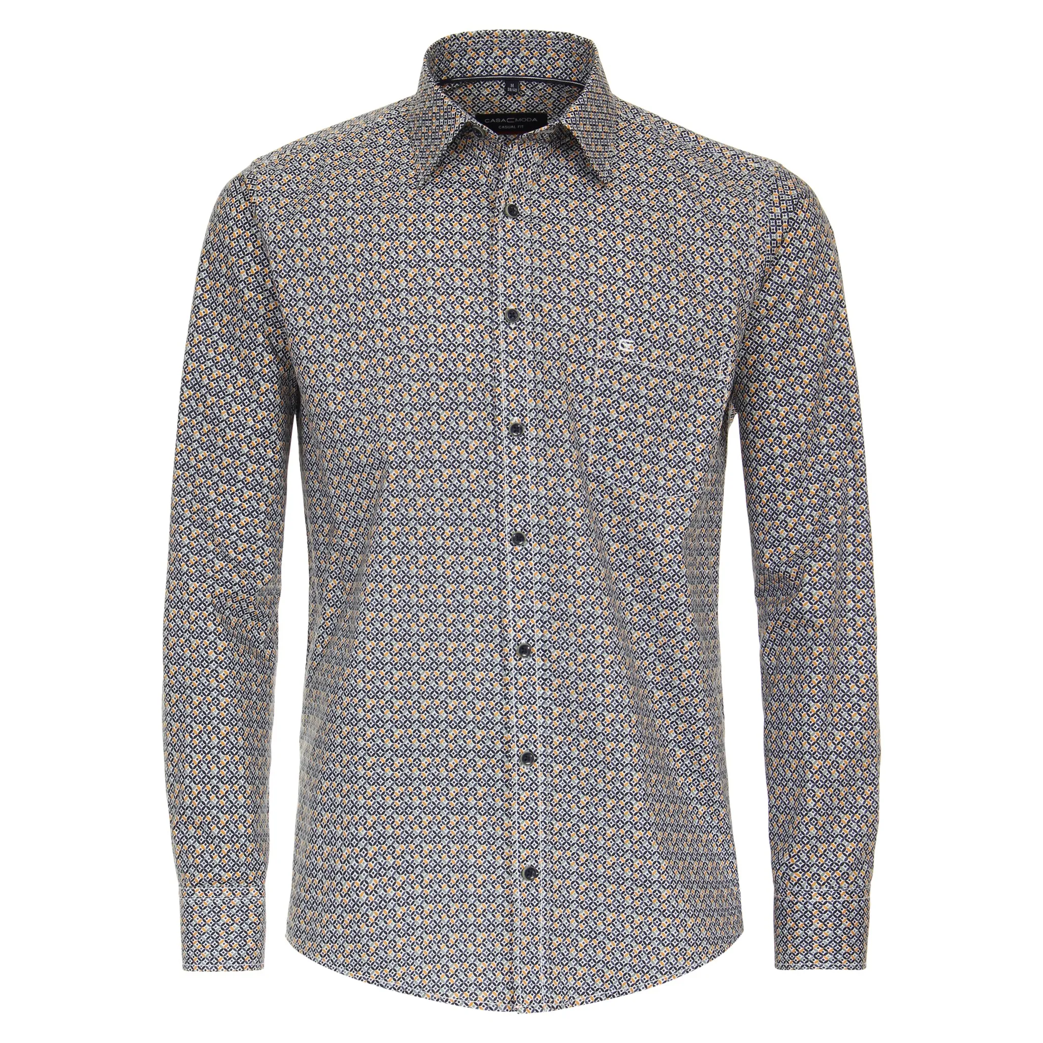 Рубашка CASAMODA с длинными рукавами "CASAMODA повседневная рубашка с принтом", желтый
Рубашка CASAMODA с длинными рукавами "CASAMODA повседневная рубашка с принтом", желтый