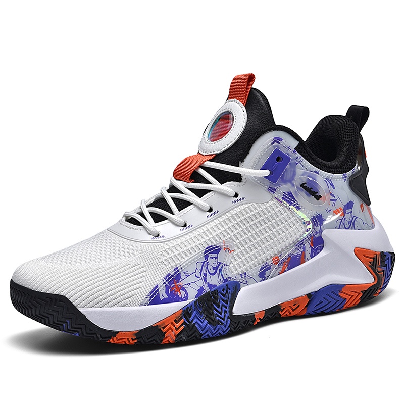 Kuding Мужские баскетбольные кроссовки Mid Top черно-белые с бело-фиолетовой сеткой, цвет White Purple, Mesh
Kuding Мужские баскетбольные кроссовки Mid Top черно-белые с бело-фиолетовой сеткой, цвет White Purple, Mesh