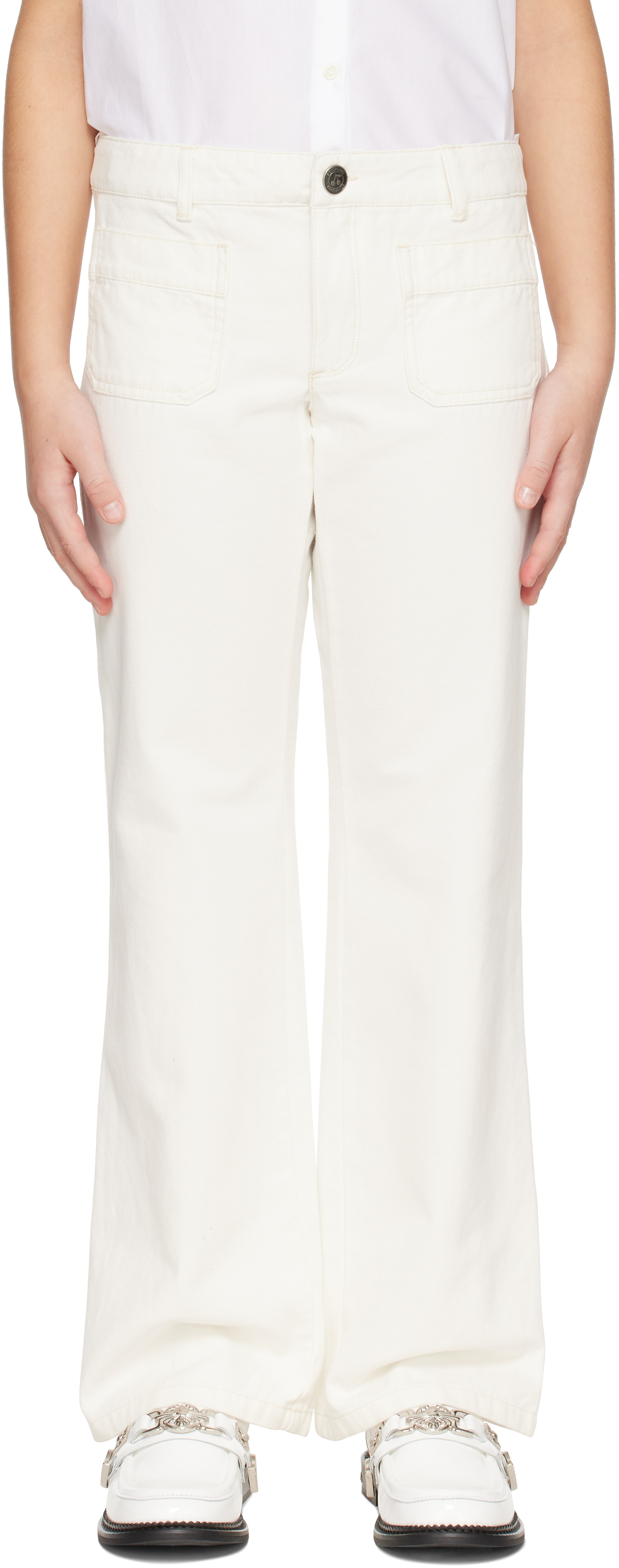 Детские белые джинсы Junon Bonpoint
Детские белые джинсы Junon Bonpoint