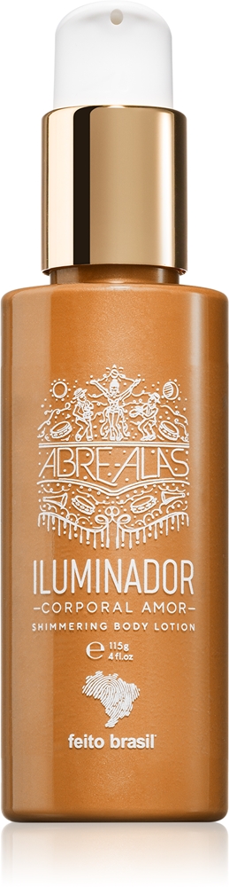 Abre alas - усиливающий сияние флюид для сияющего блеска Feito Brasil, atspalvis gold 115 гр
Abre alas - усиливающий сияние флюид для сияющего блеска Feito Brasil, atspalvis gold 115 гр