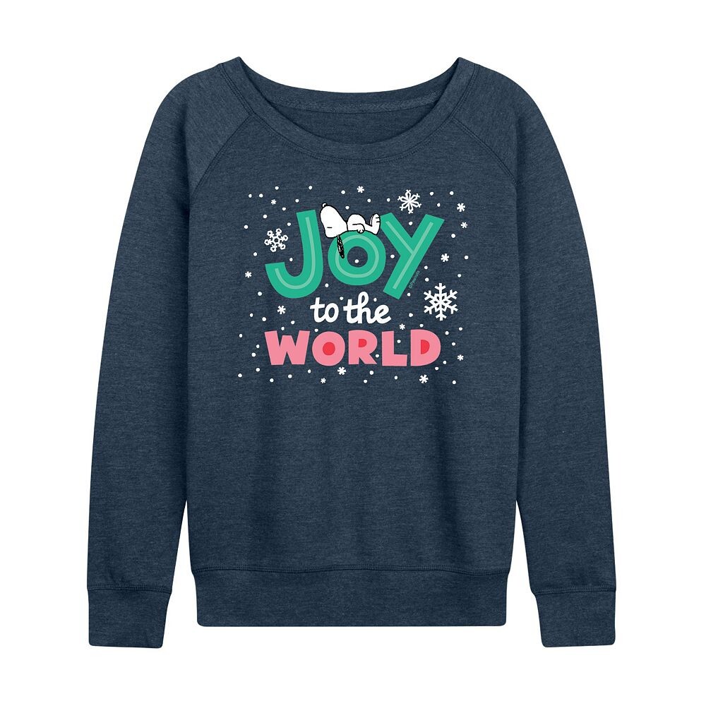 Женский легкий свитшот из френч терри Peanuts Joy To The World Licensed Character, цвет Heather Indigo
Женский легкий свитшот из френч терри Peanuts Joy To The World Licensed Character, цвет Heather Indigo