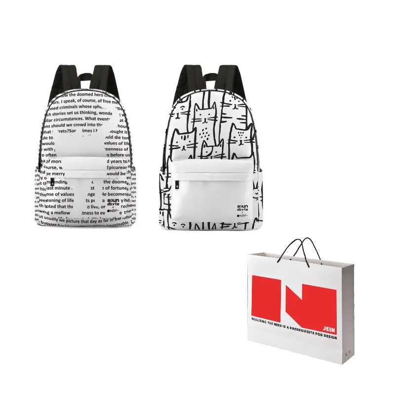 ONRF Полиэстеровый рюкзак унисекс белый, White Combo 5
ONRF Полиэстеровый рюкзак унисекс белый, White Combo 5