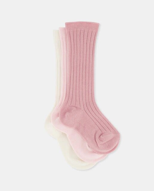 Комплект из трех детских носков с резинкой Cotton Juice, розовый
Комплект из трех детских носков с резинкой Cotton Juice, розовый