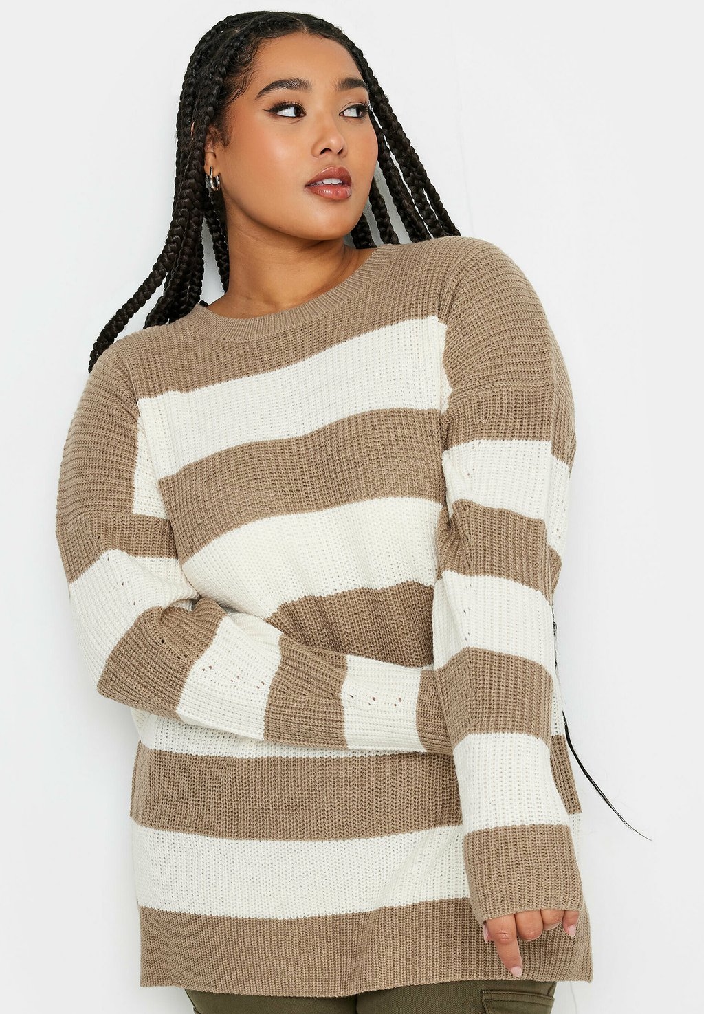 Джемпер STRIPE Yours Clothing, бежевый
Джемпер STRIPE Yours Clothing, бежевый