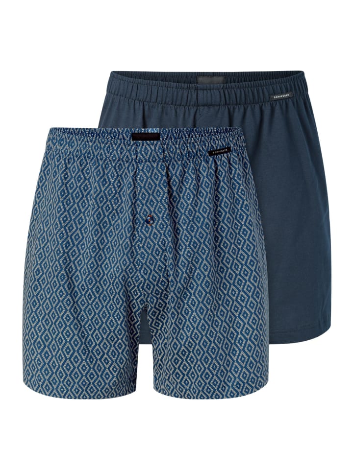 Schiesser Боксерские шорты из цельного куска ткани, темно-синие
Schiesser Боксерские шорты из цельного куска ткани, темно-синие