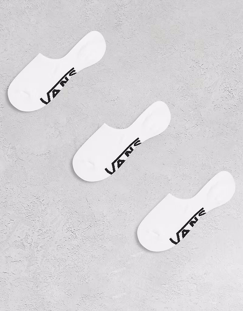 3 пары классических носков, невидимые для глаз, белого цвета Vans
3 пары классических носков, невидимые для глаз, белого цвета Vans