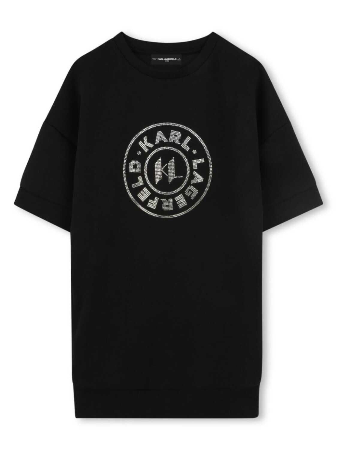 Karl Lagerfeld Kids платье-футболка с логотипом, черный
Karl Lagerfeld Kids платье-футболка с логотипом, черный