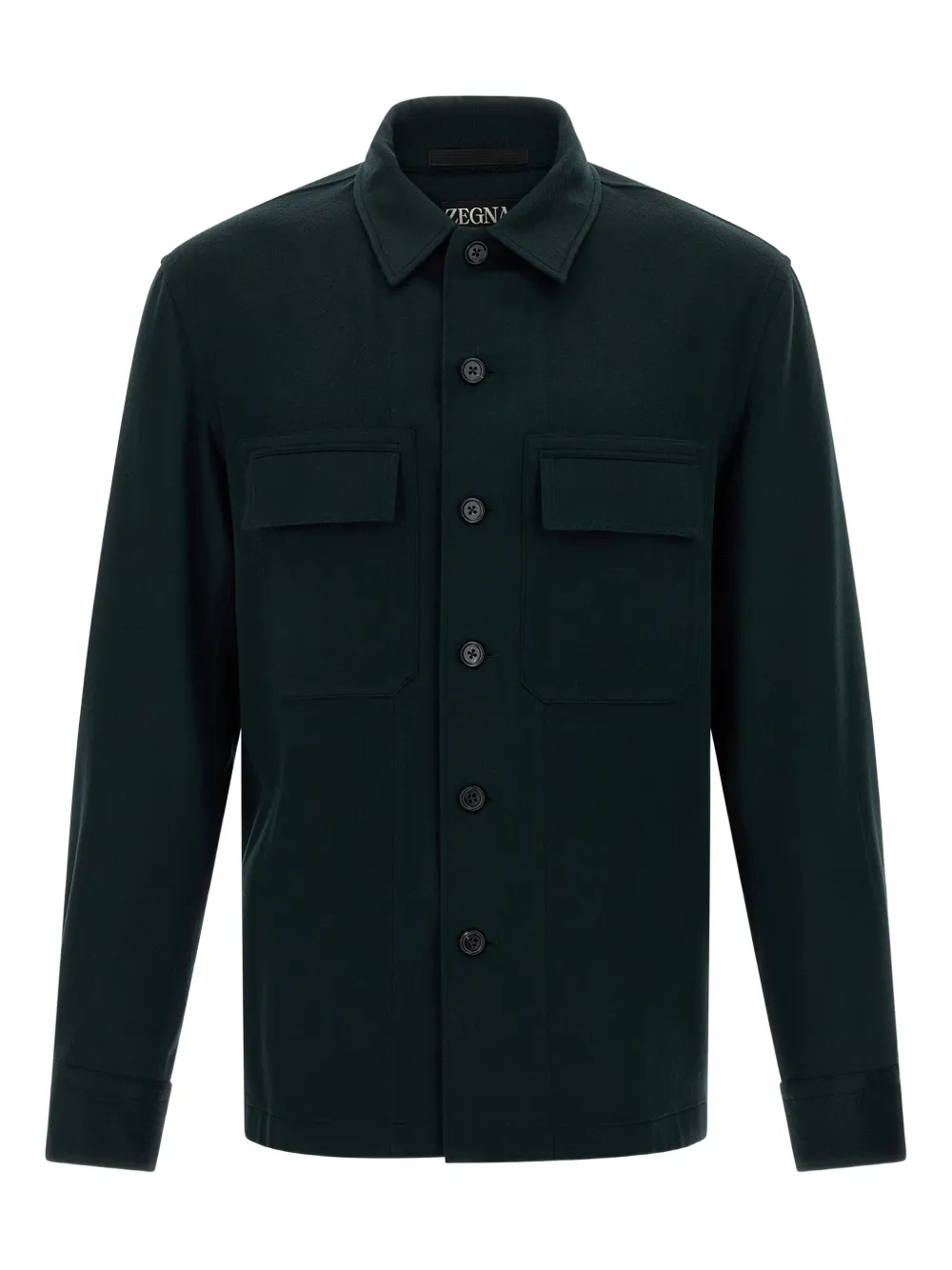 Рубашка из кашемира на пуговицах Zegna, зеленый
Рубашка из кашемира на пуговицах Zegna, зеленый