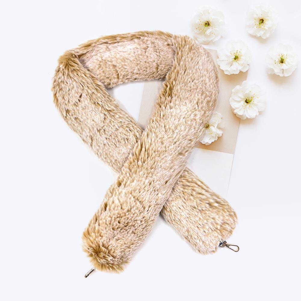 Ремешок для сумки из искусственного меха FASHNZFAB, коричневый
Ремешок для сумки из искусственного меха FASHNZFAB, коричневый