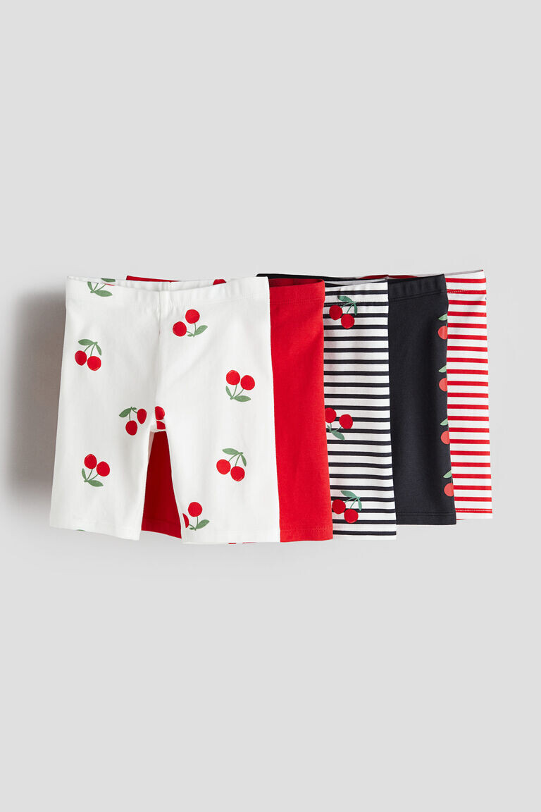 5 пар велосипедок-шорт H&M, красный
5 пар велосипедок-шорт H&M, красный