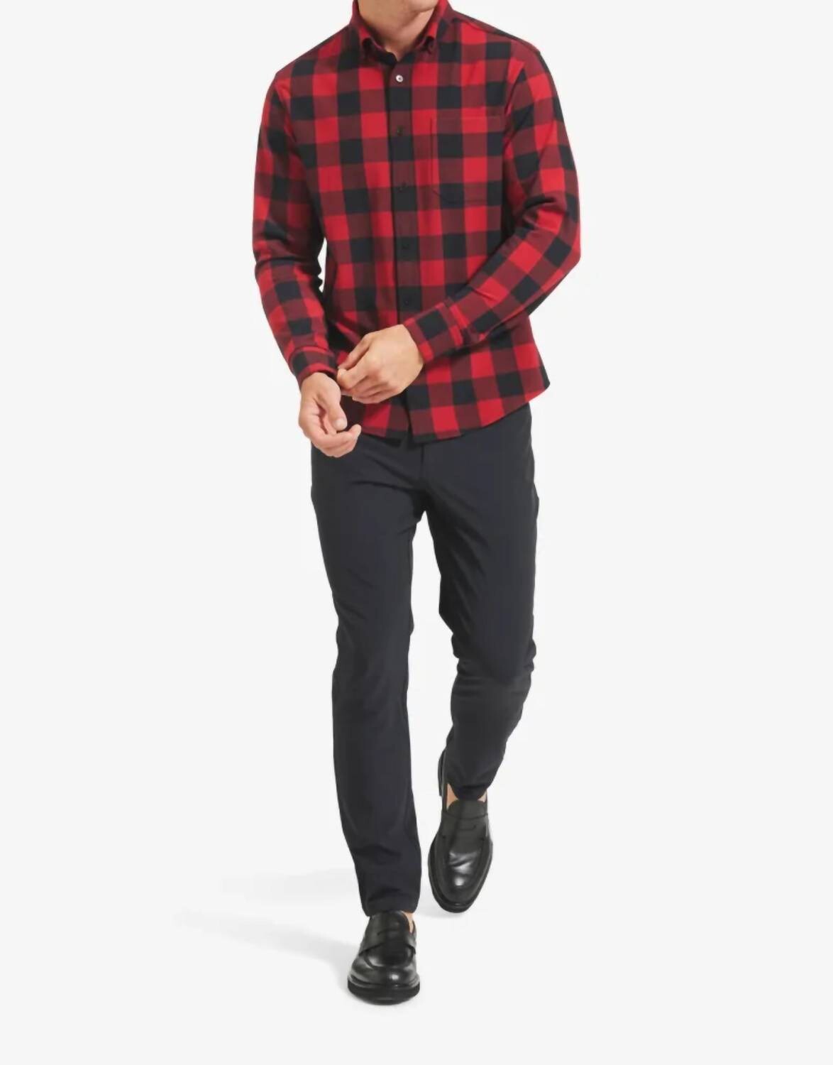 Красная/черная фланелевая рубашка City Mizzen + Main
Красная/черная фланелевая рубашка City Mizzen + Main