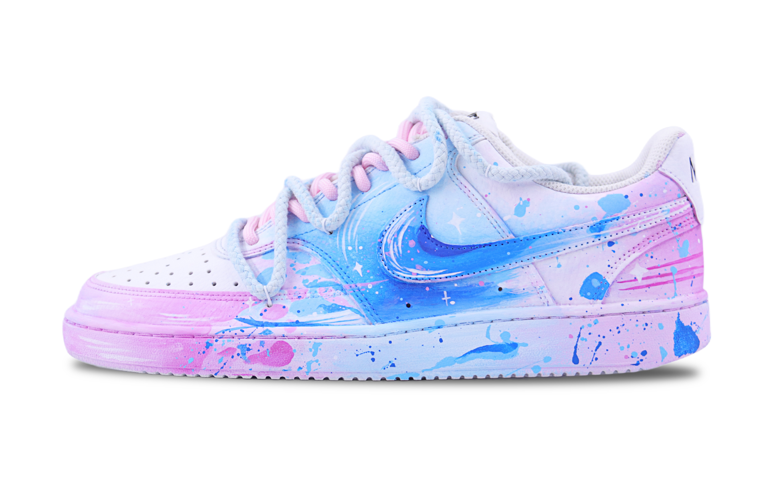 Nike Кроссовки для скейтборда Court Vision 1 с противоскользящей подошвой, износостойкие, мужские, сине-розовые
Nike Кроссовки для скейтборда Court Vision 1 с противоскользящей подошвой, износостойкие, мужские, сине-розовые