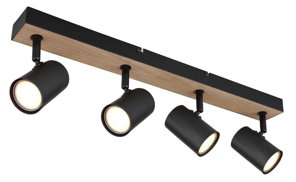 Прожектор Globo Lighting металл черный матовый, МДФ имитация дерева темный, черный металл матовый, ДxШxВ: 555x60x135 мм, без 4x GU10 35Вт 230В
Прожектор Globo Lighting металл черный матовый, МДФ имитация дерева темный, черный металл матовый, ДxШxВ: 555x60x135 мм, без 4x GU10 35Вт 230В