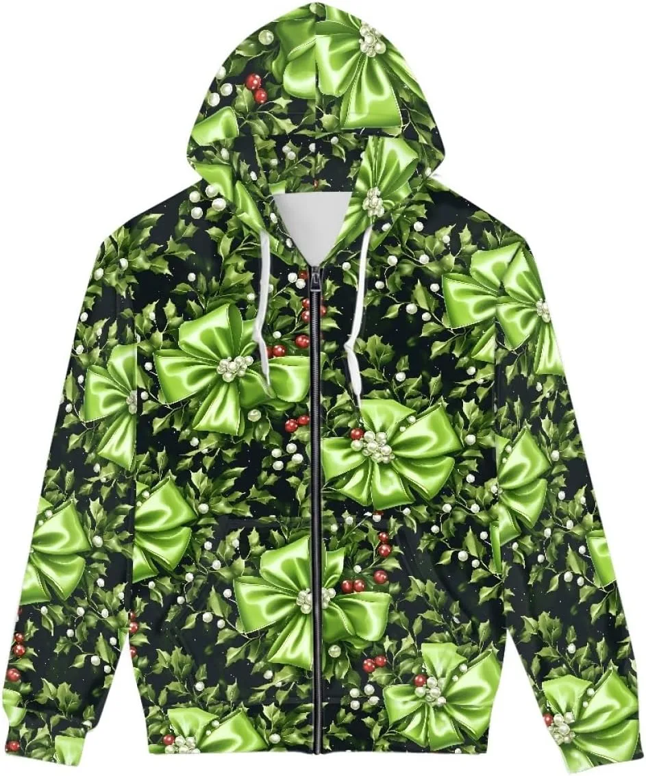 Мужская рождественская худи на молнии с длинными рукавами и шнурком ArtistMixWay
Мужская рождественская худи на молнии с длинными рукавами и шнурком ArtistMixWay