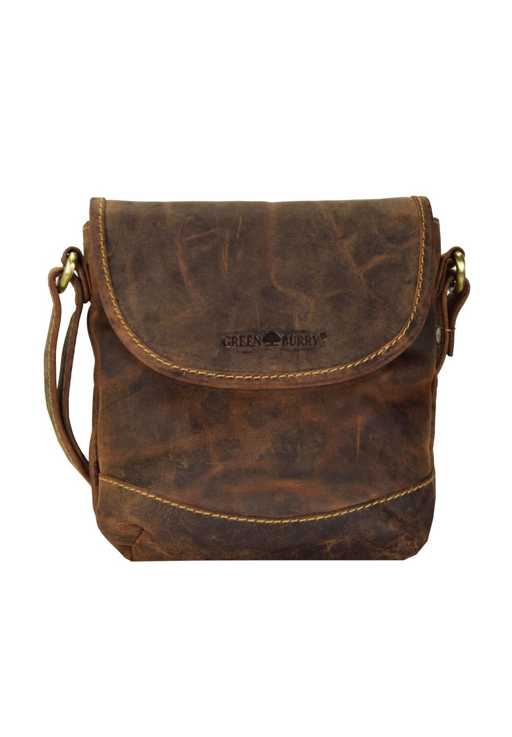 Винтажная сумка через плечо II кожаная 17 см Green Burry, коричневый
Винтажная сумка через плечо II кожаная 17 см Green Burry, коричневый