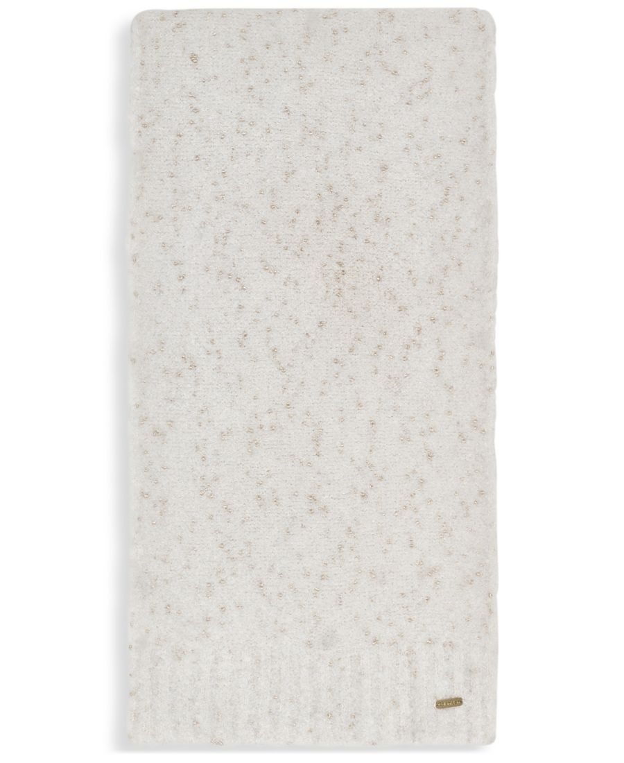 Металлизированный вязаный шарф Calvin Klein, Cream
Металлизированный вязаный шарф Calvin Klein, Cream