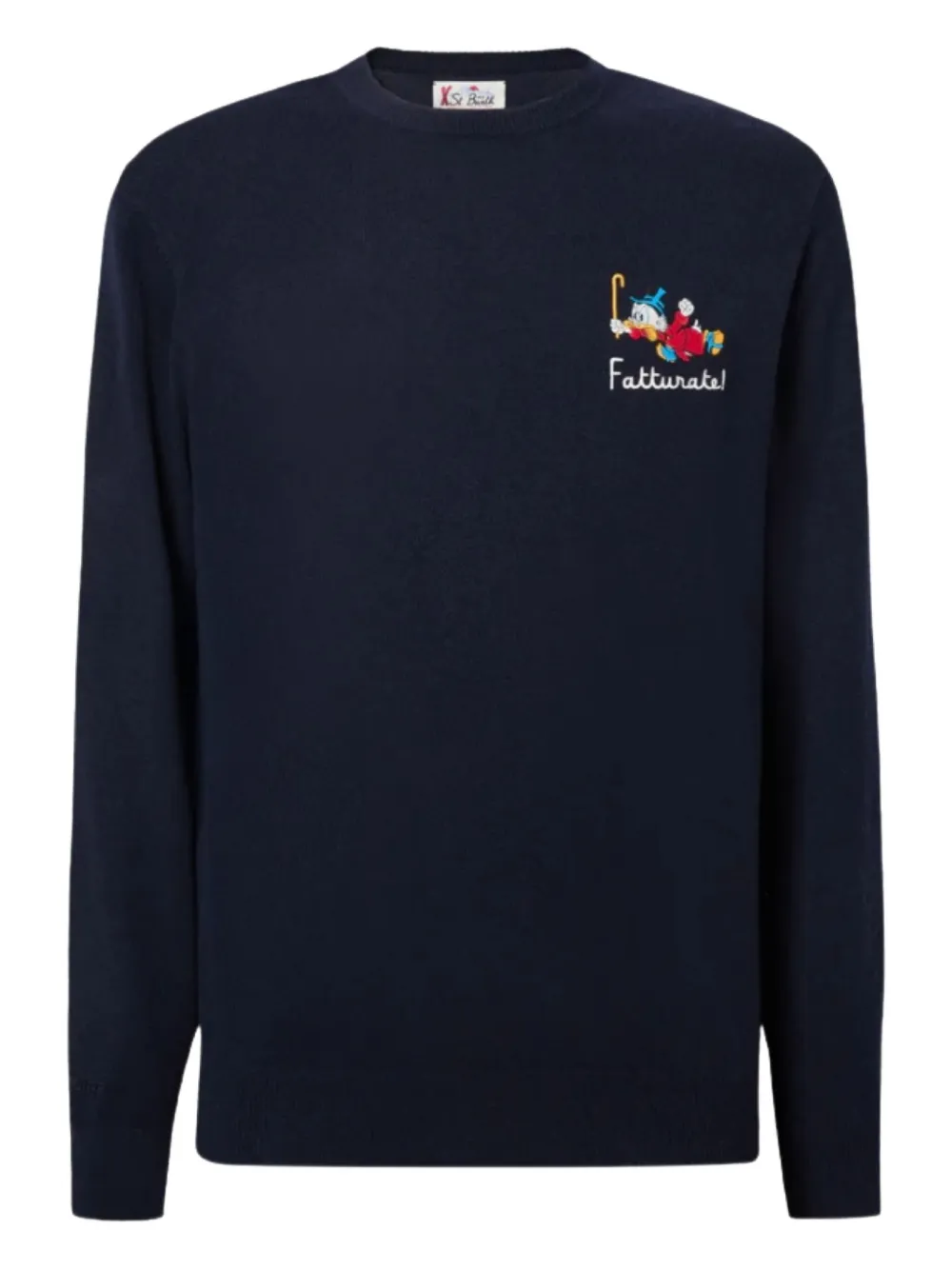 Свитер с вышитым мотивом Mc2 Saint Barth, синий
Свитер с вышитым мотивом Mc2 Saint Barth, синий