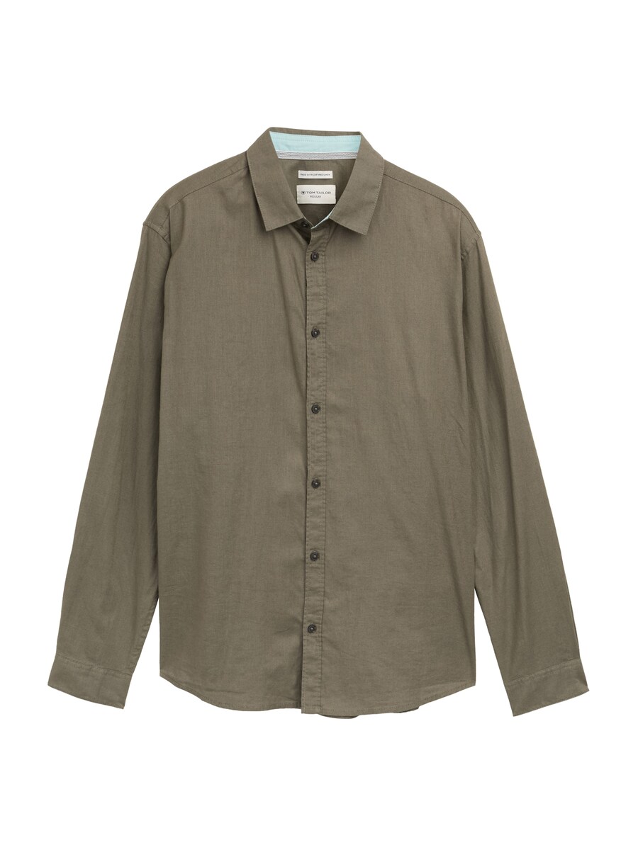 Рубашка на пуговицах классического кроя TOM TAILOR, Olive
Рубашка на пуговицах классического кроя TOM TAILOR, Olive