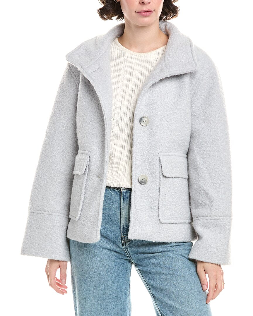 Куртка Sam Edelman со стойкой, серый
Куртка Sam Edelman со стойкой, серый