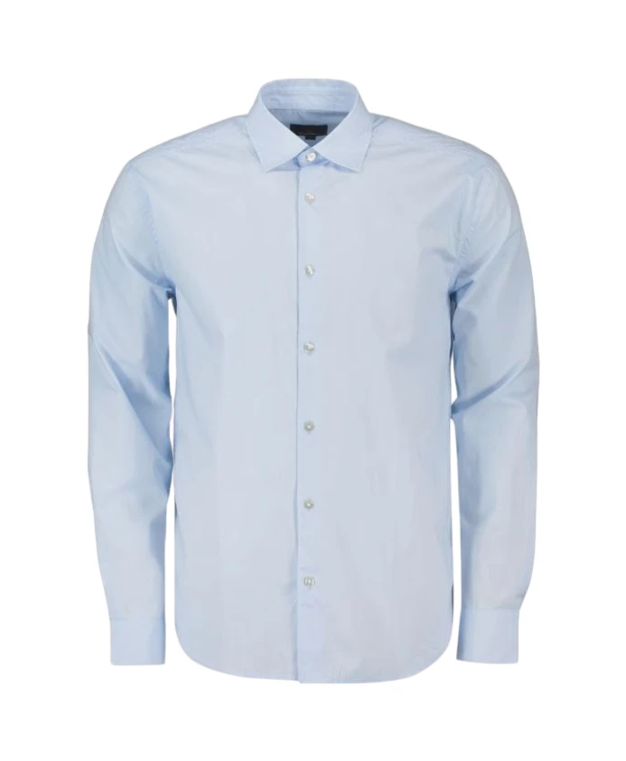 Синяя хлопковая рубашка приталенного кроя Peuterey, синий
Синяя хлопковая рубашка приталенного кроя Peuterey, синий