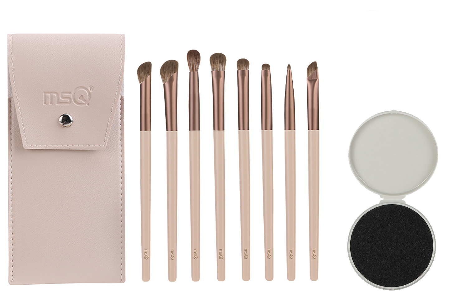 MSQ Набор из 8 кистей для макияжа глаз Mocha Collection портативный дорожный инструмент для макияжа нежный для кожи мягкий смешанный детальный
MSQ Набор из 8 кистей для макияжа глаз Mocha Collection портативный дорожный инструмент для макияжа нежный для кожи мягкий смешанный детальный