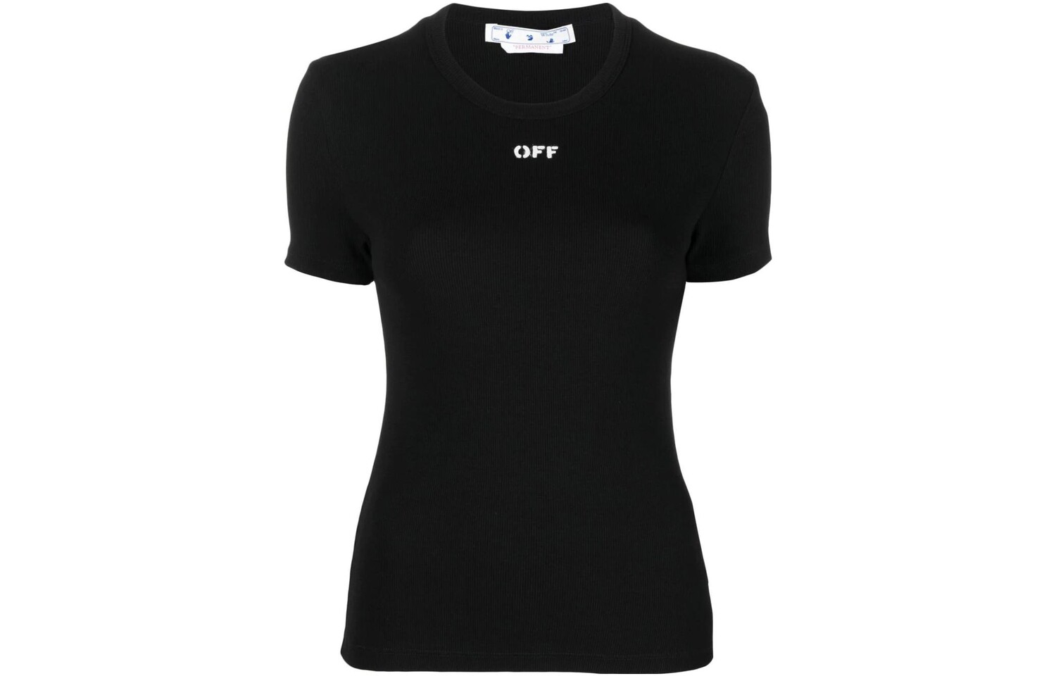 Футболка женская Off-White в рубчик, черный
Футболка женская Off-White в рубчик, черный