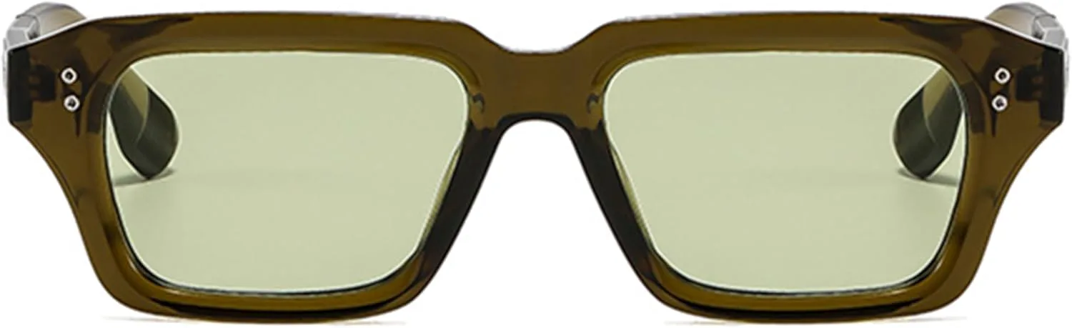 Солнцезащитные очки Bullabulling прямоугольной формы для мужчин и женщин, модные солнцезащитные очки в квадратной оправе, массивные, ретро, дизайнерские, Green
Солнцезащитные очки Bullabulling прямоугольной формы для мужчин и женщин, модные солнцезащитные очки в квадратной оправе, массивные, ретро, дизайнерские, Green