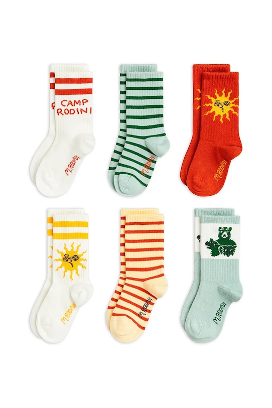 Детские носки Camp Rodini, набор 6 пар Mini Rodini, белый
Детские носки Camp Rodini, набор 6 пар Mini Rodini, белый