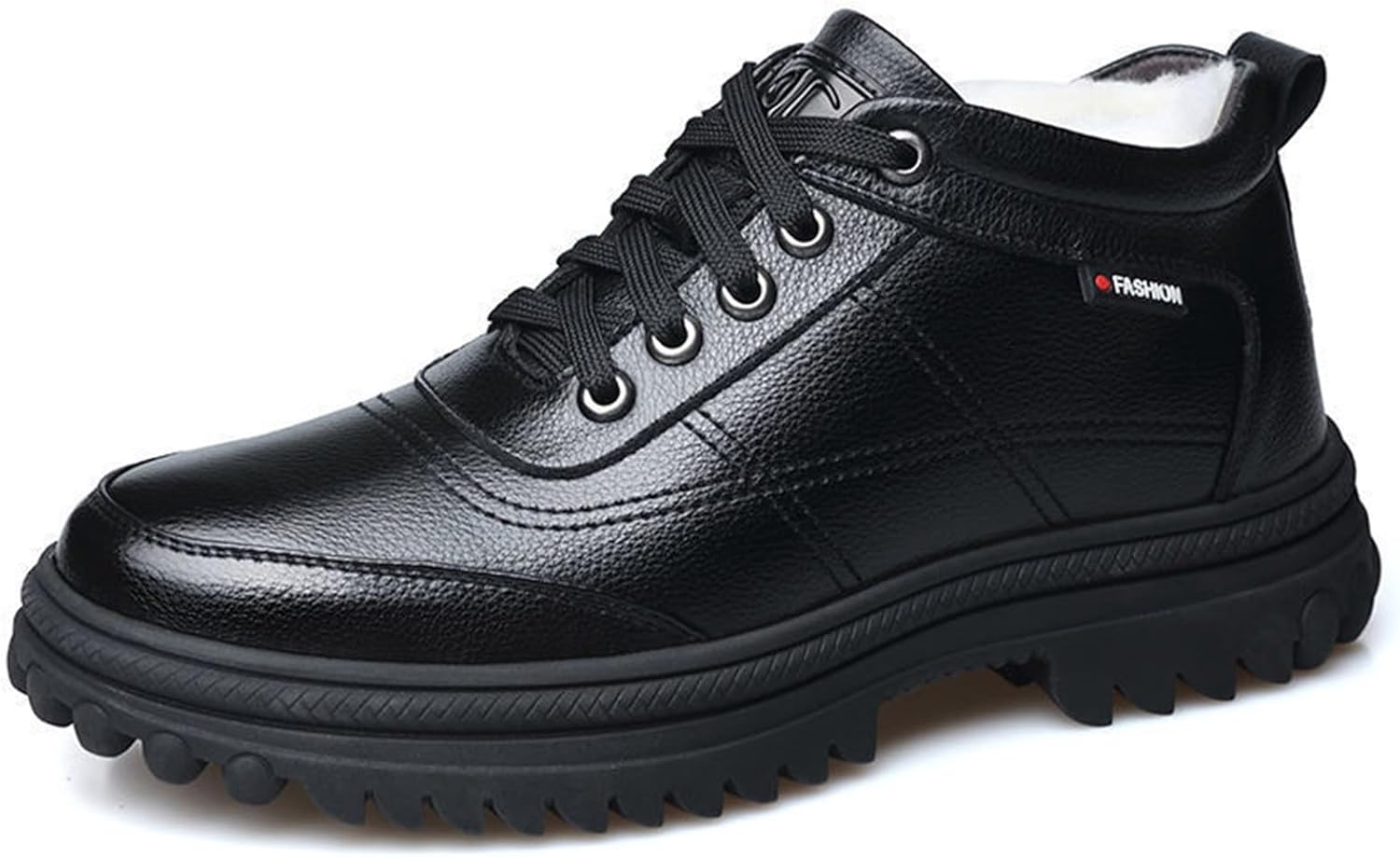 Мужские зимние высокие кожаные ботинки с термоизоляцией, удобные с подкладкой, для повседневной носки и холодной погоды Generic, черный
Мужские зимние высокие кожаные ботинки с термоизоляцией, удобные с подкладкой, для повседневной носки и холодной погоды Generic, черный