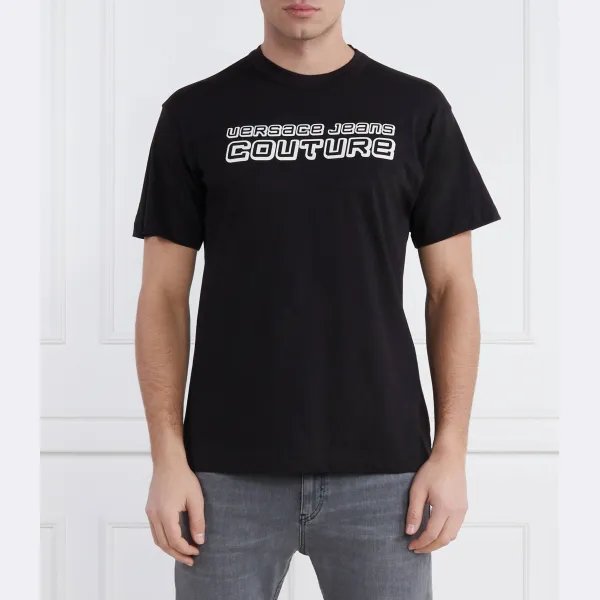 Футболка стандартного кроя Versace, черный
Футболка стандартного кроя Versace, черный