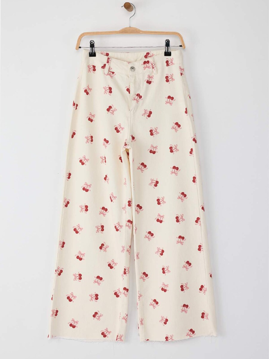 Джинсы с широкими штанинами Trendyol, Cream
Джинсы с широкими штанинами Trendyol, Cream