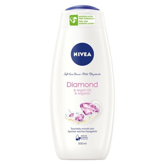 Питательный гель для душа 500мл Nivea, Diamond & Argan Oil Care Shower
Питательный гель для душа 500мл Nivea, Diamond & Argan Oil Care Shower