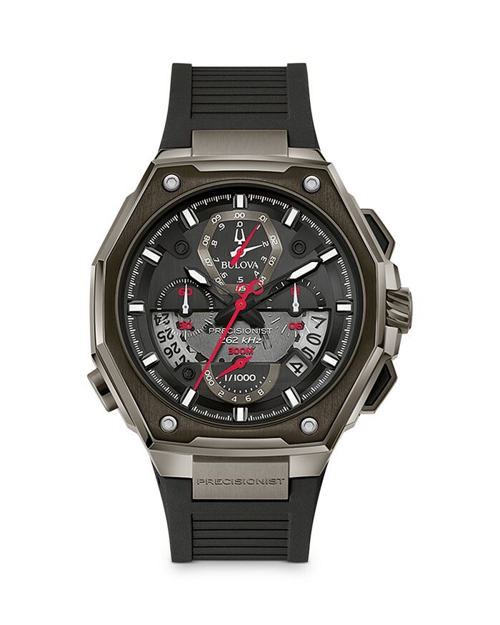 Bulova Precisionist часы, 44,5 мм, черный
Bulova Precisionist часы, 44,5 мм, черный