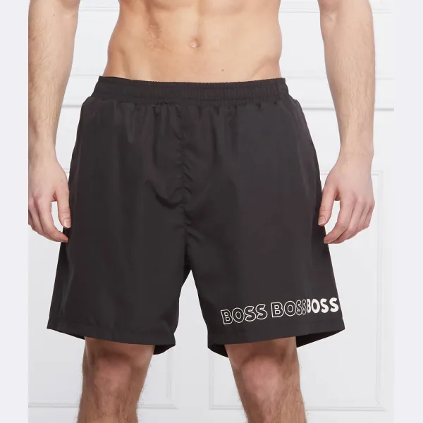 Kąpielowe шорты стандартного кроя с дельфинами Boss, черный
Kąpielowe шорты стандартного кроя с дельфинами Boss, черный