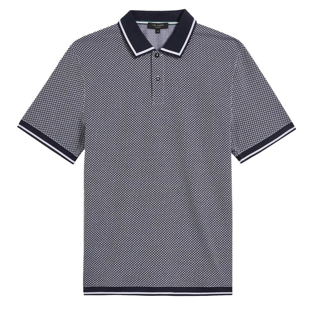 Рубашка-Поло affric синегобелого цвета с геометрией Ted Baker, синий
Рубашка-Поло affric синегобелого цвета с геометрией Ted Baker, синий