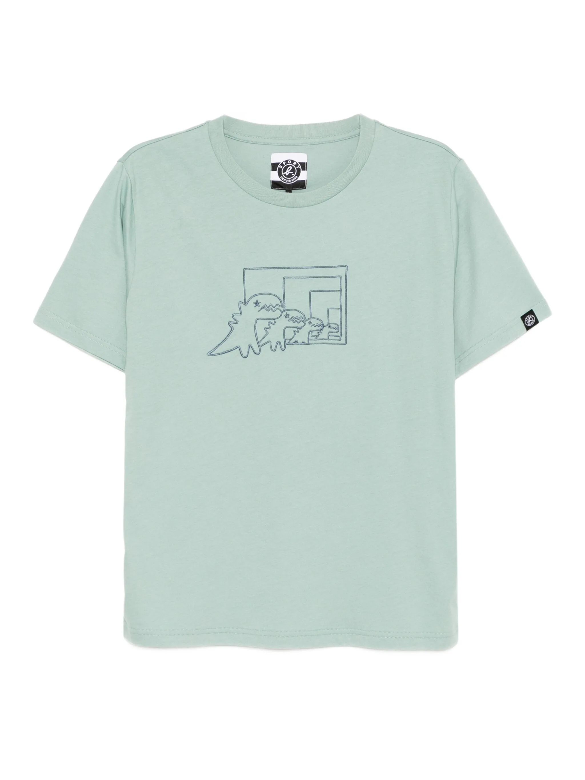 Футболка с вышитым логотипом Sport B. By Agnès B., зеленый
Футболка с вышитым логотипом Sport B. By Agnès B., зеленый